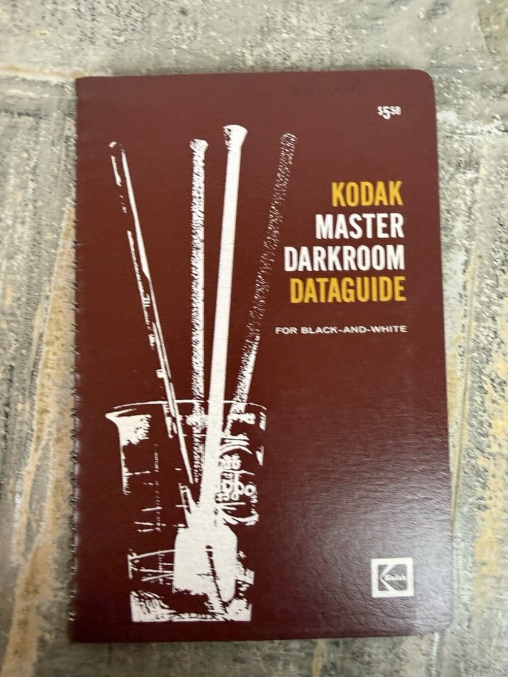 Kodak Master Darkroom Dataguide For Black and White 4th Edition 1971 Spiral